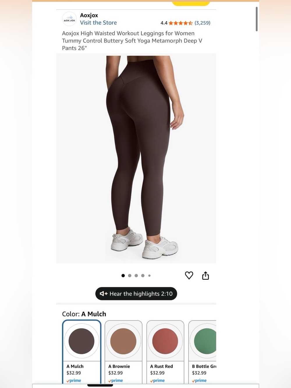 Amazon High-Waist Leggings